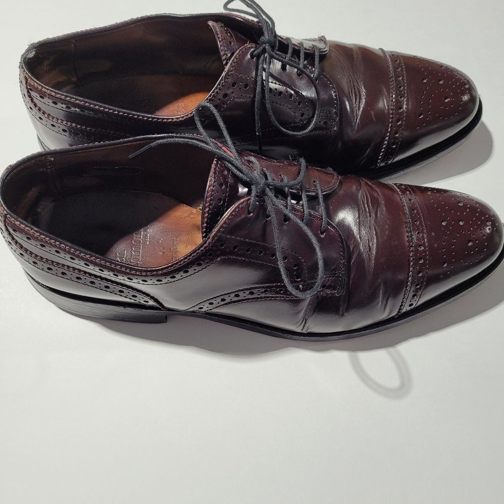 Allen Edmunds Oxblood Burgandy Cap Toe Size 8.5C